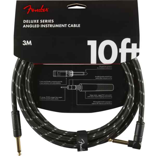 Cable Deluxe Fender 10FT ANGL INST CBL BTWD 3 m