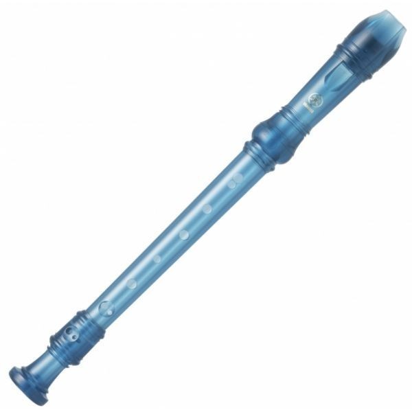 Flauta Dulce Yamaha Soprano YRS 20 BB Azul Transparente-Barroca