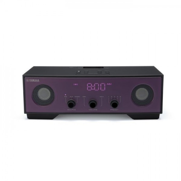 Radio Despertador Yamaha Player Dock TSX-80 Púrpura