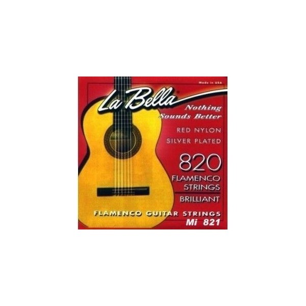 Cuerda Guitarra Española Flamenco La Bella Roja 821 1