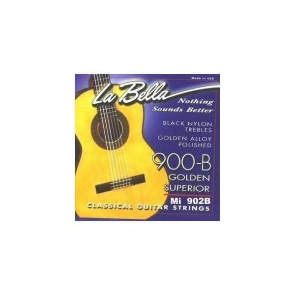 Cuerda Guitarra Española Clásica La Bella Negra 902-B 1º Cuerda
