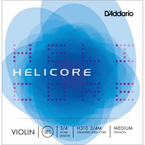 Juego Cuerdas Violín H310 D´Addario Helicore 3/4