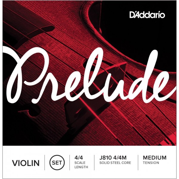 Juego Cuerdas D'Addario Violín Prelude J810 4/4 Med