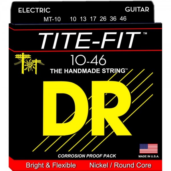Juego Cuerdas Guitarra Eléctrica Dr Tite-Fit MT-10 10-46
