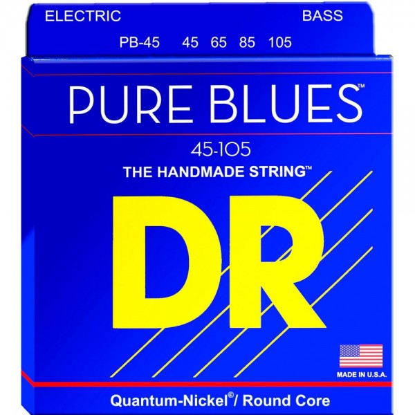 Juego Cuerdas Bajo Dr Pure Blues PB-45 45-105
