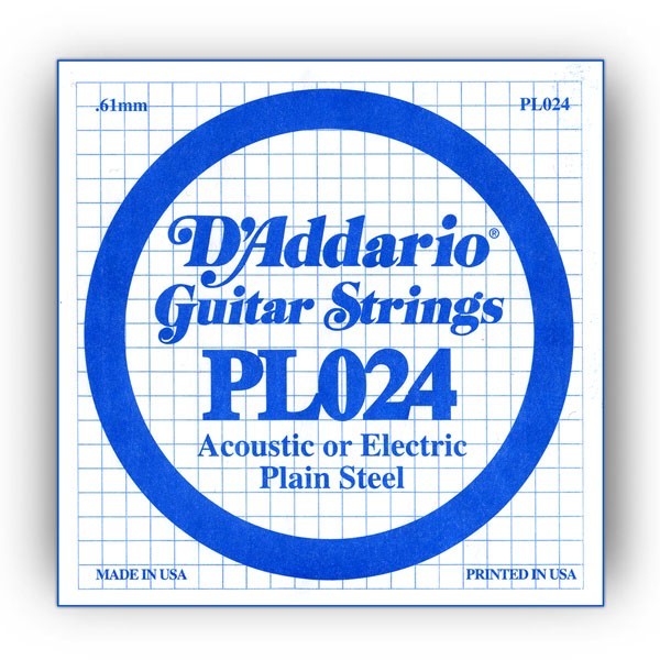 Cuerda Guitarra Eléctrica D'Addario Pl-024"