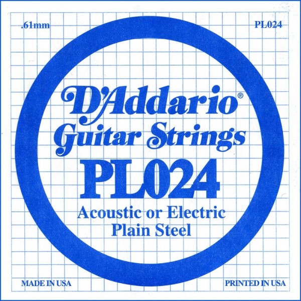 Cuerda Guitarra Eléctrica D'Addario Pl-024"
