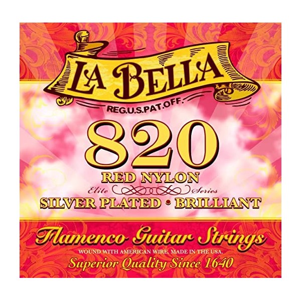 Cuerda Guitarra Española Flamenco La Bella Roja 822 2