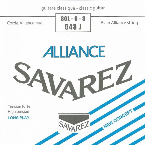 Cuerda Guitarra Española Savarez Alliance Azul 543J 3ª HT