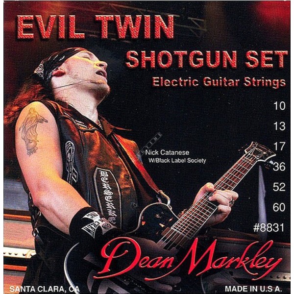 Juego Cuerdas Guitarra Eléctrica Dean Markley 8831Evil Twin Shotgun 10-60