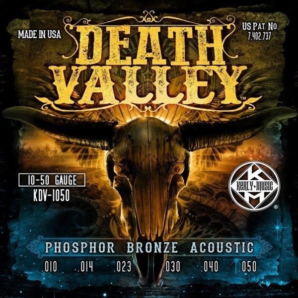 Juego Cuerdas Guitarra Acústica Kerly Death Valley 10-50