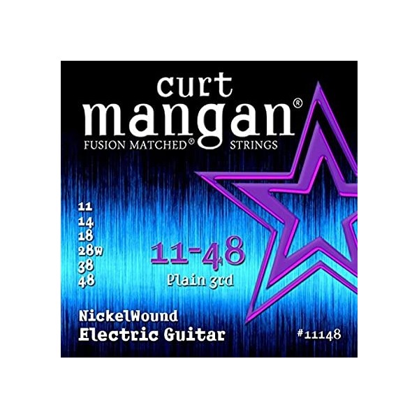 Juego Cuerdas Guitarra Eléctrica Curt Mangan Nickel Wound 11-48