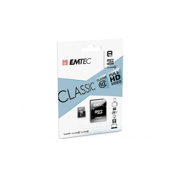 Tarjeta Memoria Emtec Micro SDHC 8 Gb Class 10