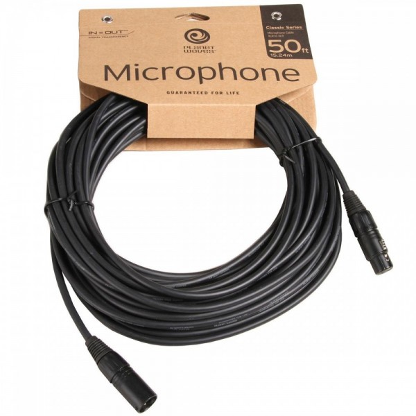 Cable Para Micrófono XLR M-50 Planet Waves 15 Metros