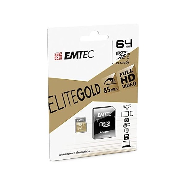 Tarjeta Memoria Emtec Micro SDXC 64 Gb UHS1 U1