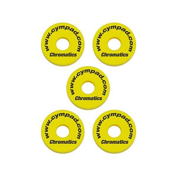 Arandelas/Fieltros De Espuma Para Platillos Chromatics Cympad Set 5 Uds Yellow