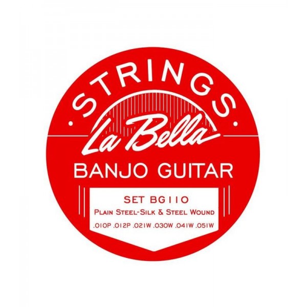 Juego Cuerdas Banjo La Bella BG110 6