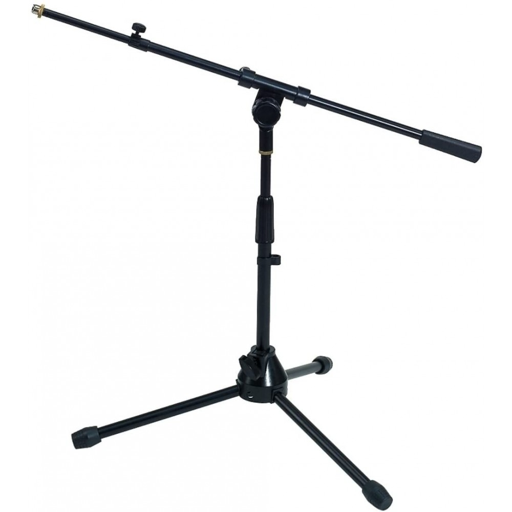  Pie de micrófono con trípode color negro: cómodo, portátil y  ajustable, pie para micrófono : Instrumentos Musicales