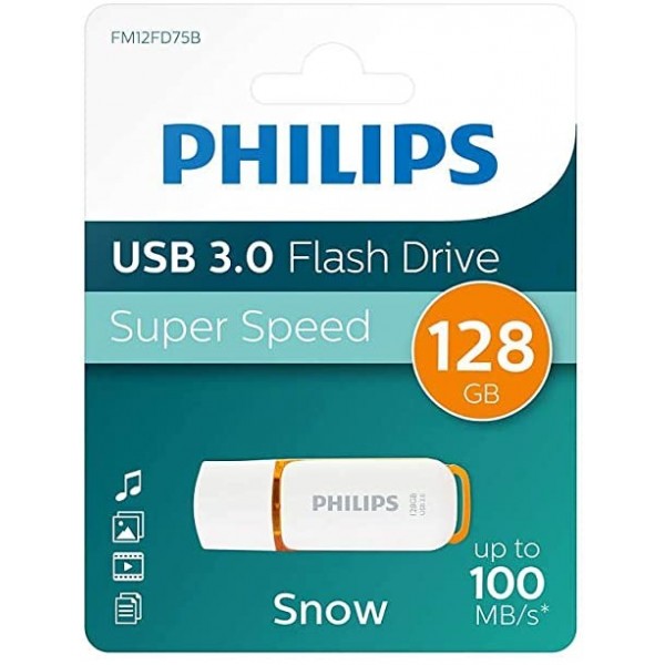 Memoria USB 3.0 Philips 128GB Snow Edition Brown