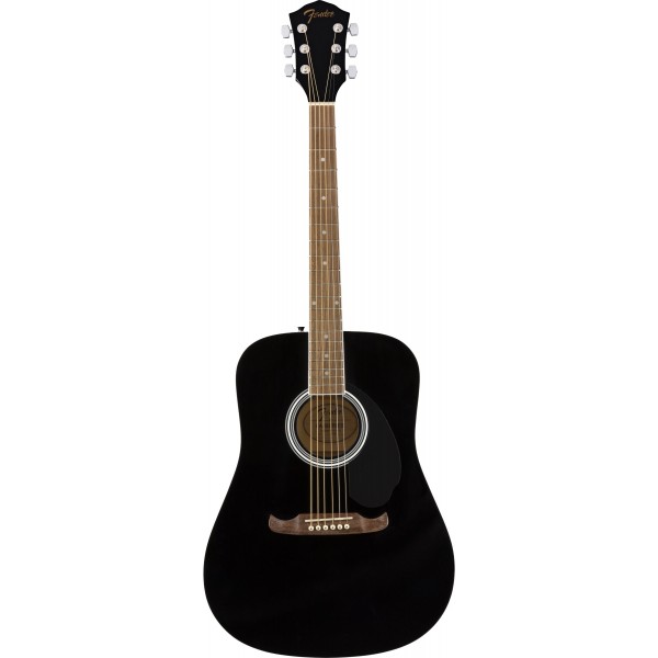 Guitarra Acústica Fender FA-125 Dreadnought  Black Con Funda