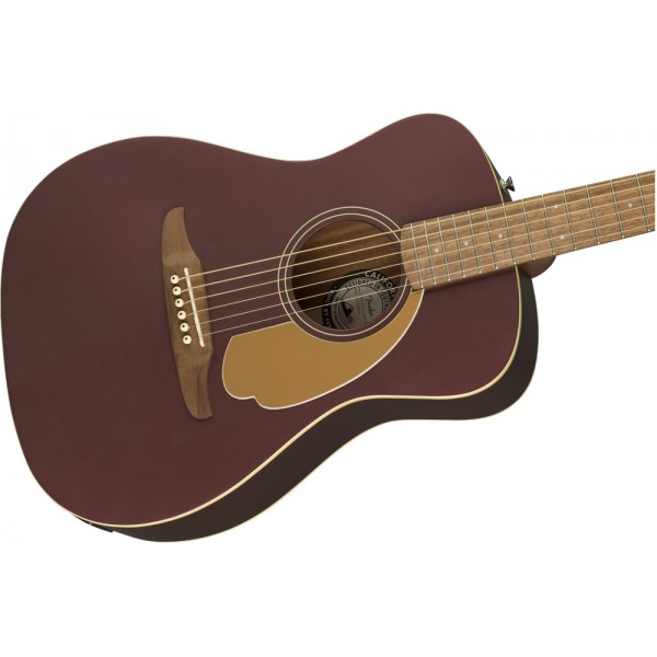 Guitarra Acústica Fender Malibu Player Burgundy Satin