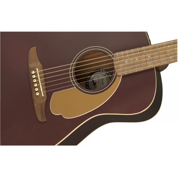 Guitarra Acústica Fender Malibu Player Burgundy Satin