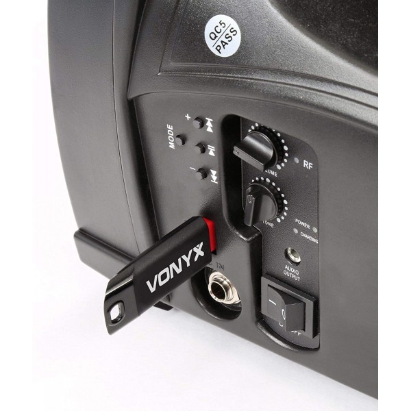 Megáfono Con Micrófono Personal Vonyx ST010 PA Wireless System VHF