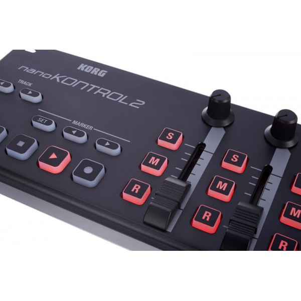 Controlador MIDI Nanokontrol Korg 2 Negro
