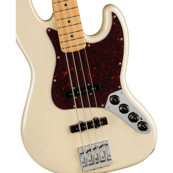 Bajo Eléctrico Fender Player Plus Jazz Bass MN Olympic Pearl