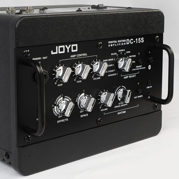Amplificador Para Guitarras Eléctricas Y Acústicas Joyo DC-15S 15W Con Looper, Caja De Ritmos Y Batería