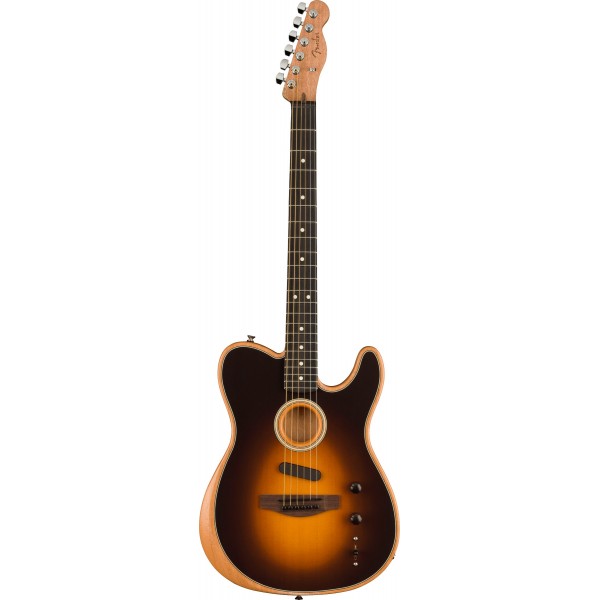 Guitarra Híbrida Fender Player Acoustasonic Telecaster Shadow Burst
