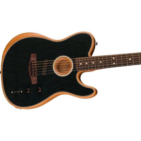 Guitarra Híbrida Fender Player Acoustasonic Telecaster Brushed Black