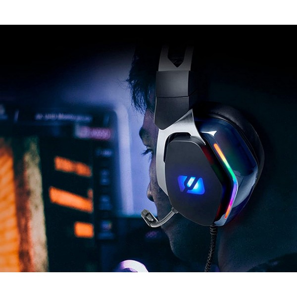 Auriculares Con Micrófono Over-Ear Muse M230 GH RGB Gaming Headset