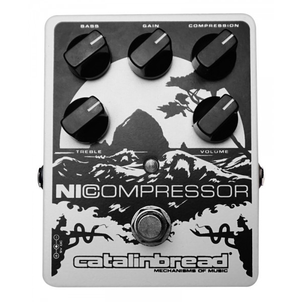 Pedal Para Guitarra Compressor Catalinbread Nicompressor White Soft Pearl