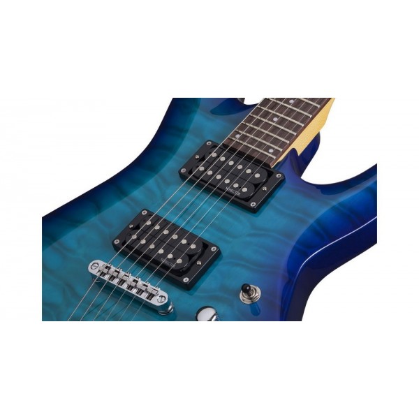 Guitarra Eléctrica Scheter C-6 Plus OBB Ocean Blue Burst