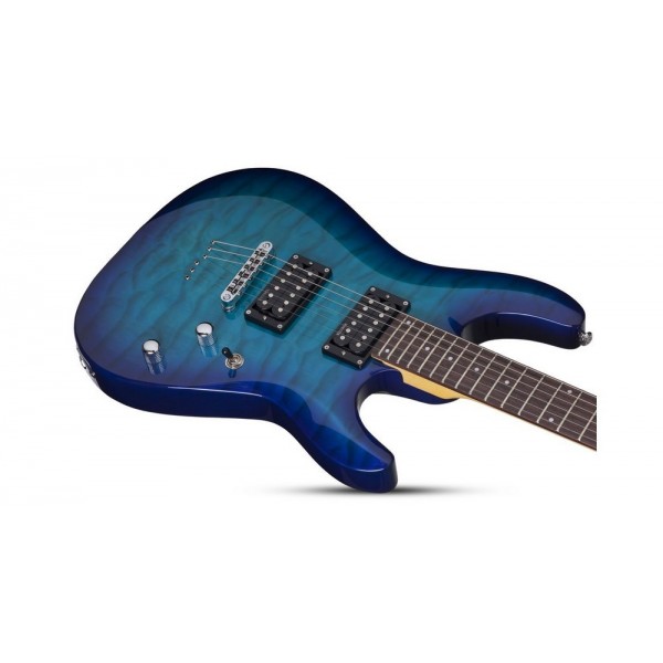 Guitarra Eléctrica Scheter C-6 Plus OBB Ocean Blue Burst