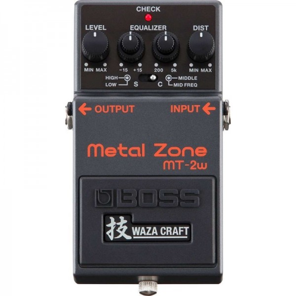 Pedal De Distrosión Boss MT-2W Wazacraft Metal Zone