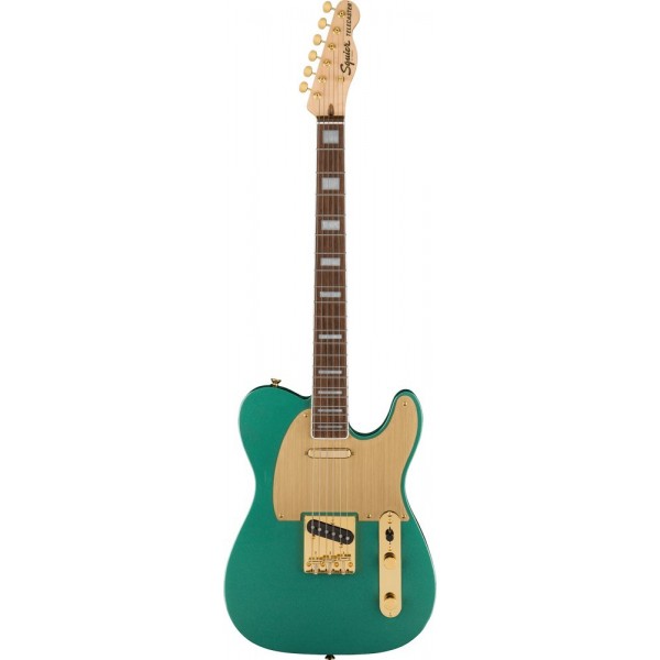 Guitarra Eléctrica Fender 40th Anniversary Telecaster Gold Edition LRL SHW Sherwood Green Metallic