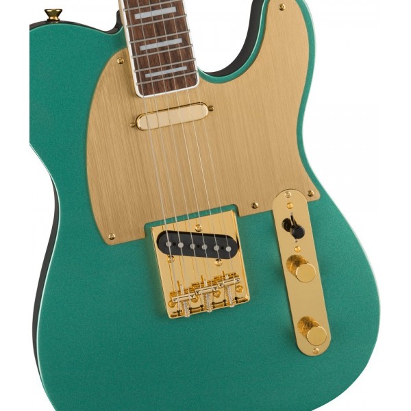 Guitarra Eléctrica Fender 40th Anniversary Telecaster Gold Edition LRL SHW Sherwood Green Metallic