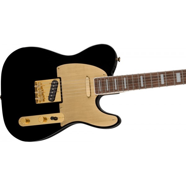 Guitarra Eléctrica Fender 40th Anniversary Telecaster Gold Edition LRL BLK Black