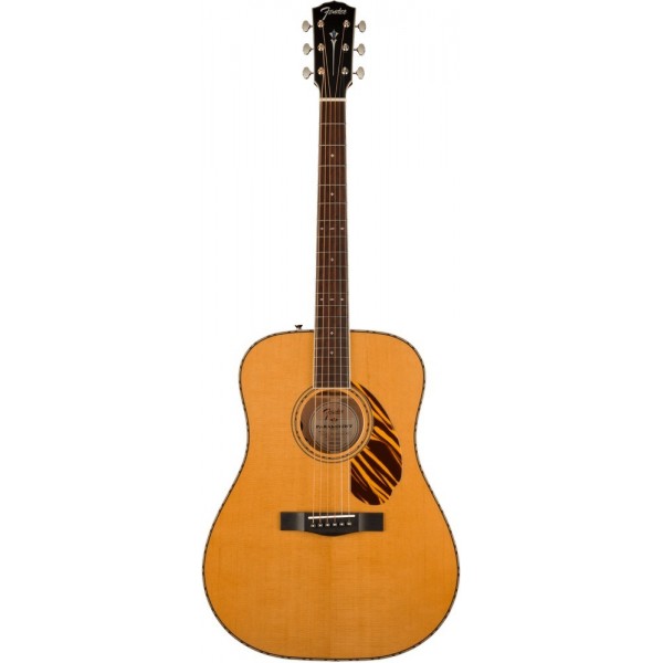Guitarra Acústica Fender PD-220E Dreadnought Natural Con Estuche