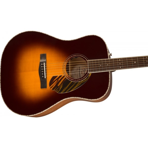 Guitarra Acústica Fender PD-220E Dreadnought 3TVS 3-Tone Vintage Sunburst Con Estuche