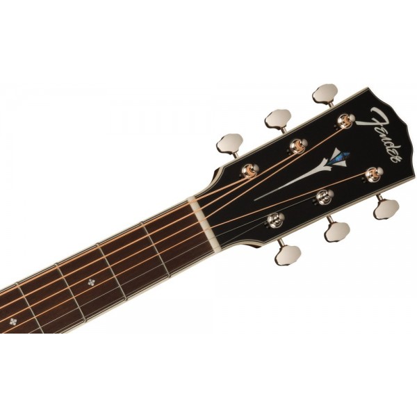Guitarra Parlor Fender PS-220E Parlor 3TVS 3-Tone Vintage Sunburst Con Estuche