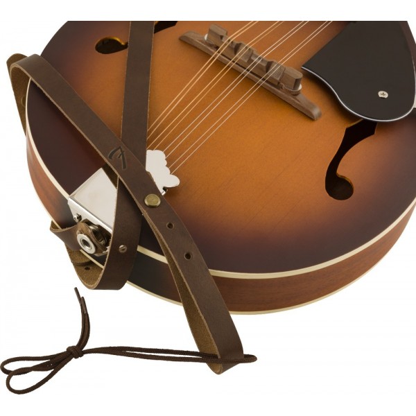 Correa Para Mandolina Fender Paramount Mandolin Leather Strap Brown