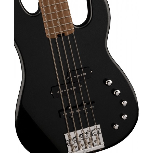 Bajo Eléctrico Charvel Pro-Mod San Dimas Bass PJ V Metallic Black