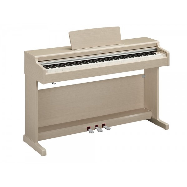 Piano Con Mueble Yamaha Arius YDP 165WA White Ash Blanco Roto