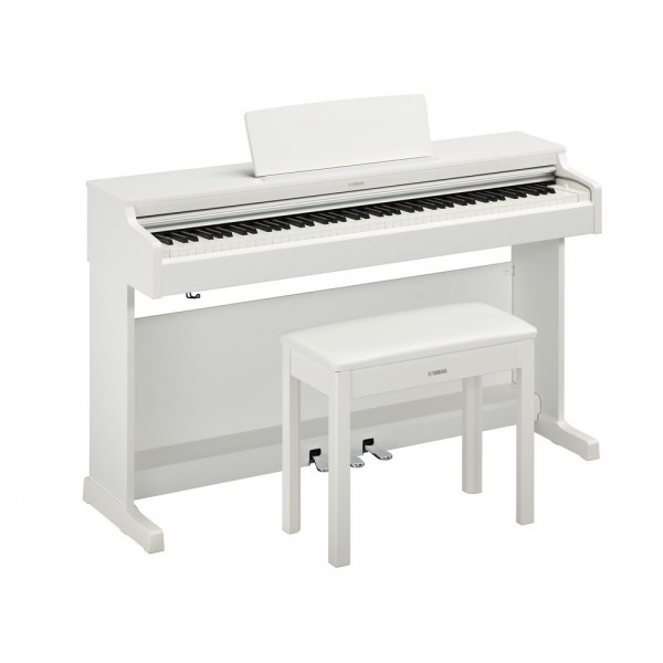Piano Con Mueble Yamaha Arius YDP 165WH White Blanco