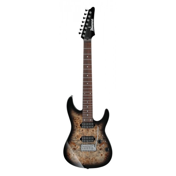 Guitarra Eléctrica Ibanez AZ427P1PB CKB AZ Premium 7 Cuerdas Charcoal Black Burst
