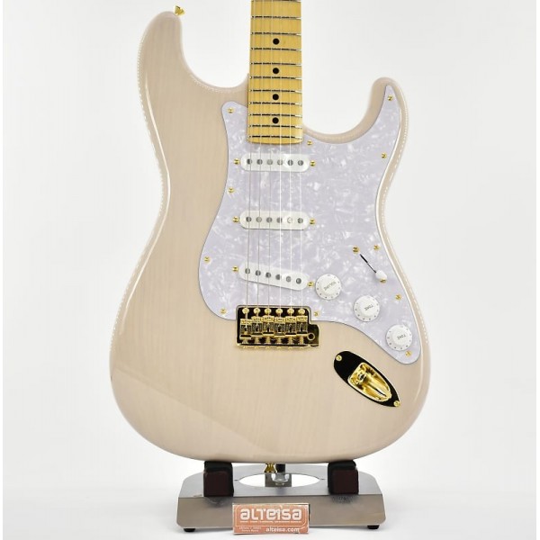 Guitarra Eléctrica Tokai AST118 WBL Gold Hardware Ash White Blonde Strat