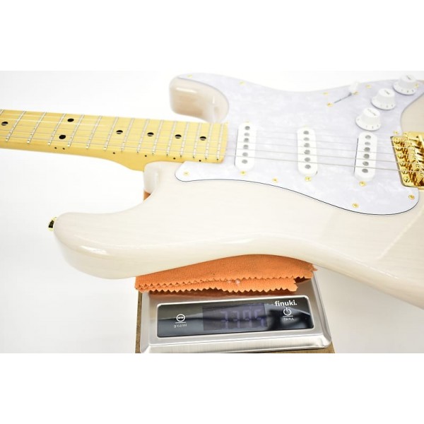 Guitarra Eléctrica Tokai AST118 WBL Gold Hardware Ash White Blonde Strat